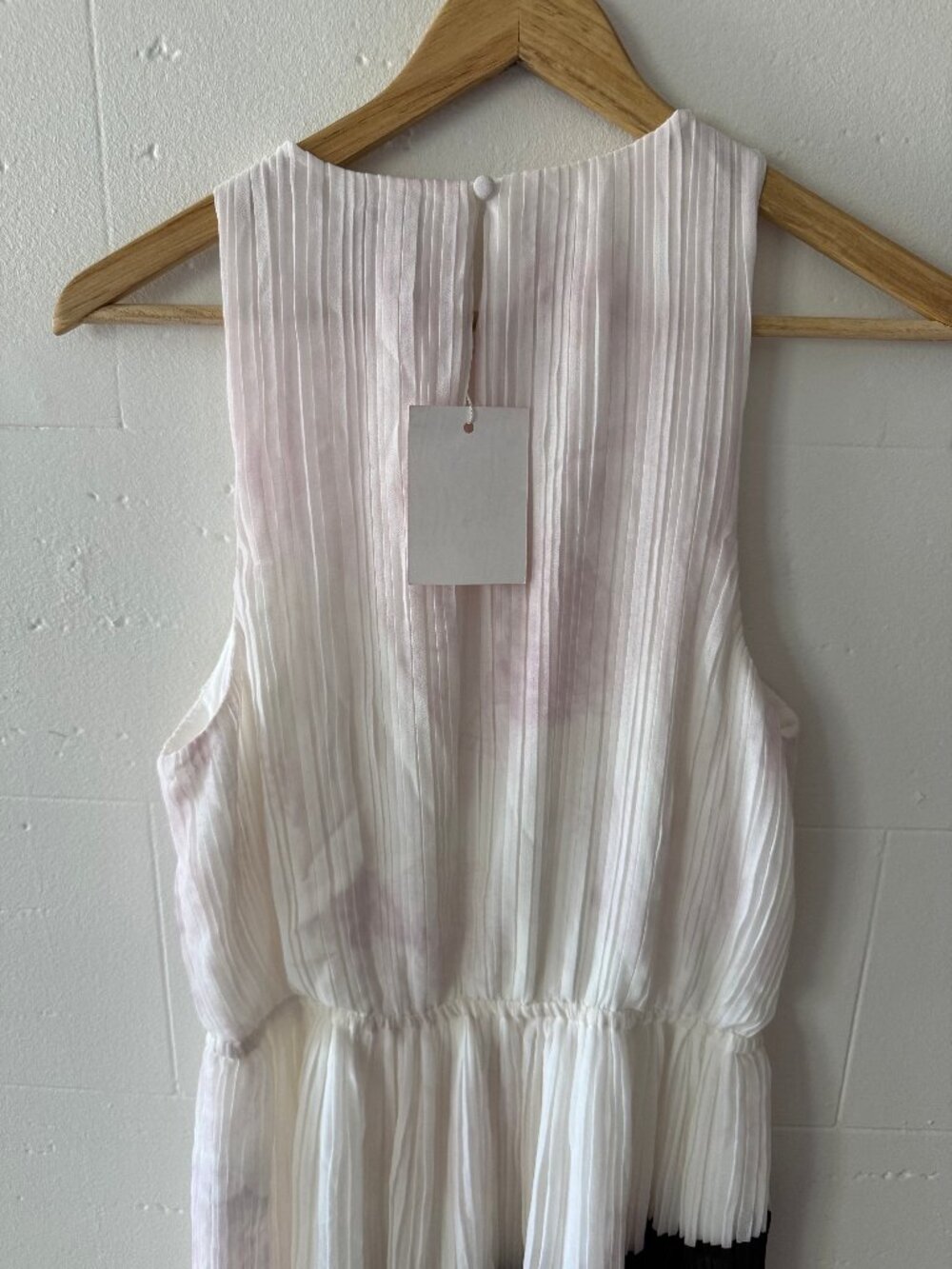 Joie | NWT Accordian Pleat Sleeveless Asymmetrical Formal Summer Dress | Medium - Picture 8 of 10